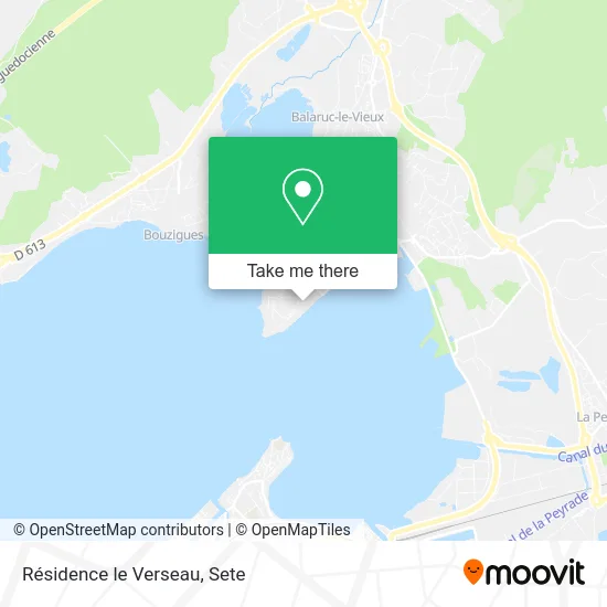 Résidence le Verseau map