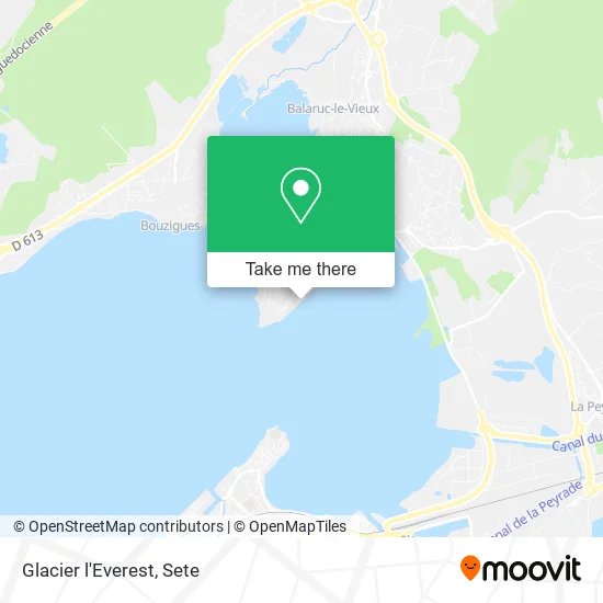 Glacier l'Everest map