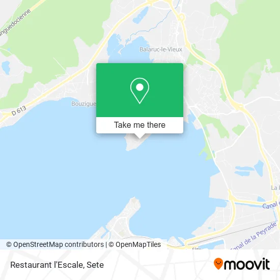 Restaurant l'Escale map
