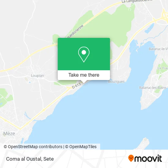 Coma al Oustal map