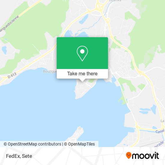 FedEx map