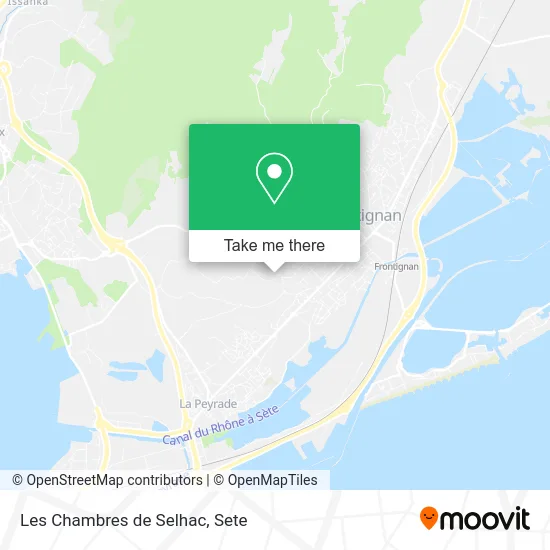 Les Chambres de Selhac map