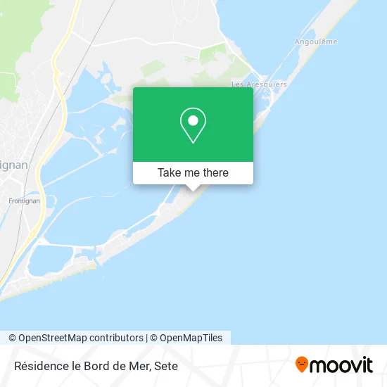 Résidence le Bord de Mer map