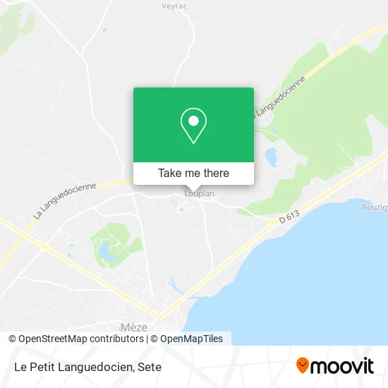Le Petit Languedocien map
