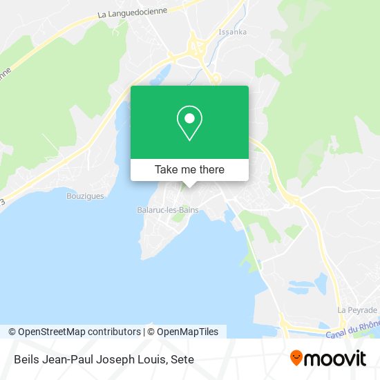 Beils Jean-Paul Joseph Louis map