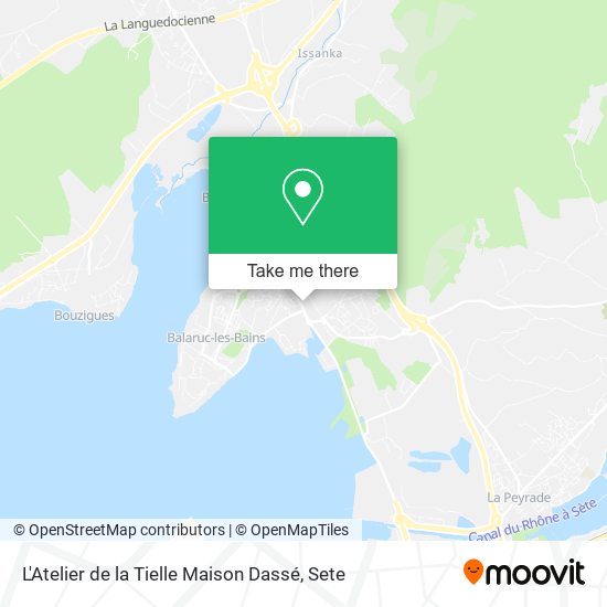 L'Atelier de la Tielle Maison Dassé map