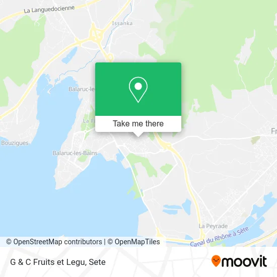 G & C Fruits et Legu map