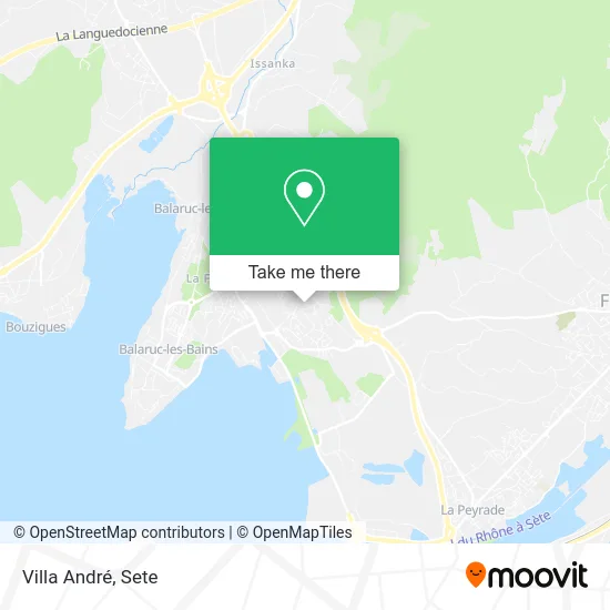 Villa André map