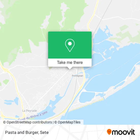 Pasta and Burger map