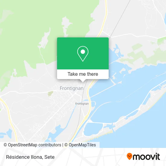 Résidence Ilona map