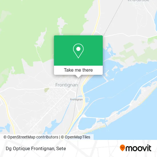 Dg Optique Frontignan map