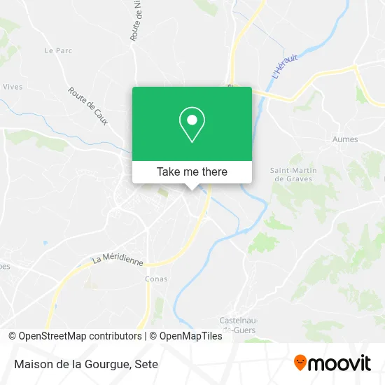 Maison de la Gourgue map