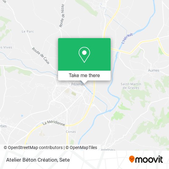 Atelier Béton Création map