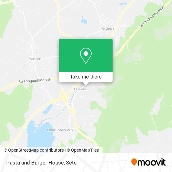 Pasta and Burger House map