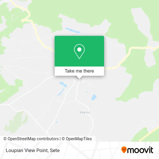 Mapa Loupian View Point