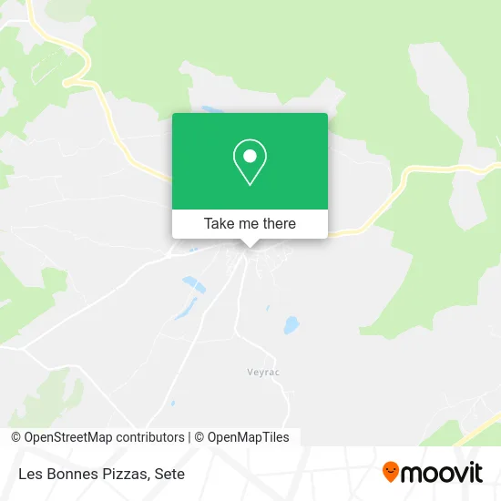 Les Bonnes Pizzas map