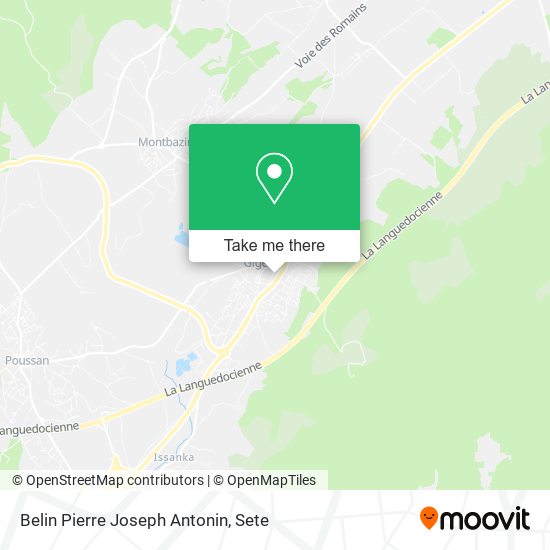 Belin Pierre Joseph Antonin map