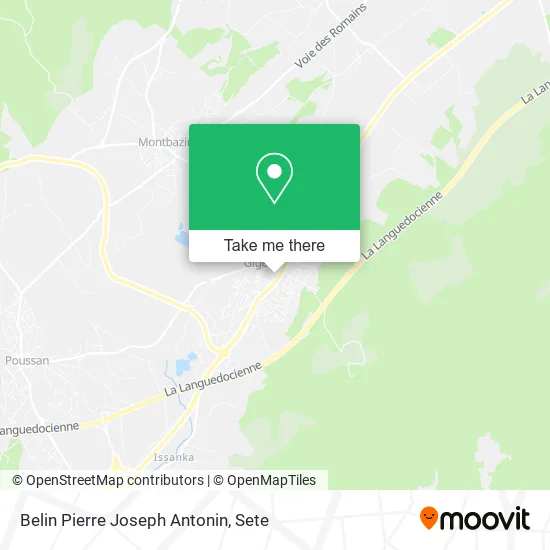 Belin Pierre Joseph Antonin map