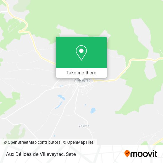 Aux Délices de Villeveyrac map