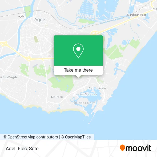 Adell Elec map