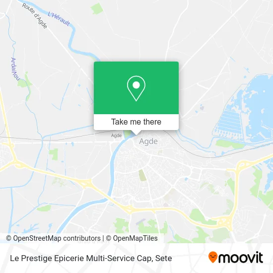 Le Prestige Epicerie Multi-Service Cap map