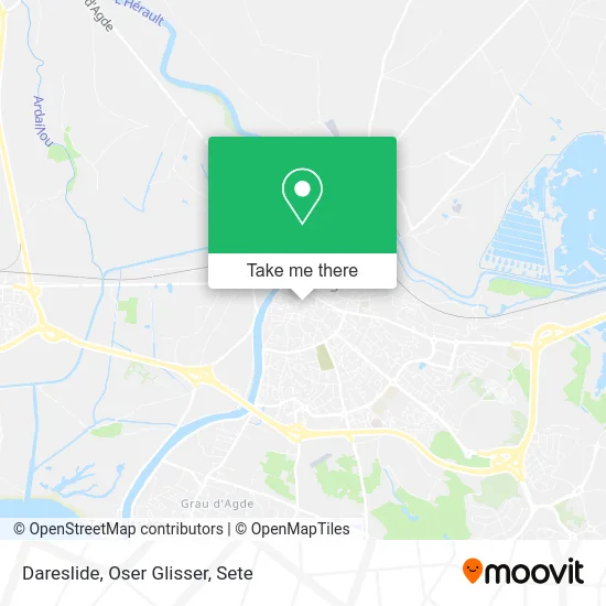Dareslide, Oser Glisser map
