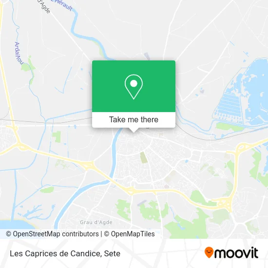 Les Caprices de Candice map