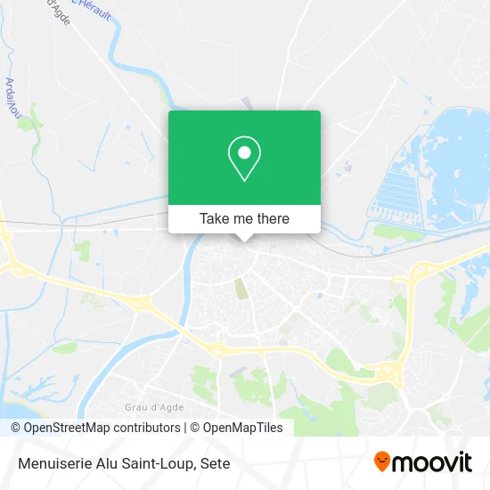 Menuiserie Alu Saint-Loup map