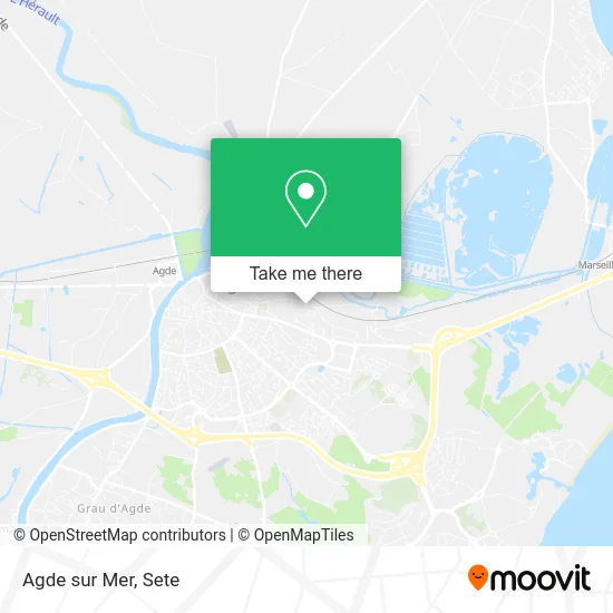 Agde sur Mer map