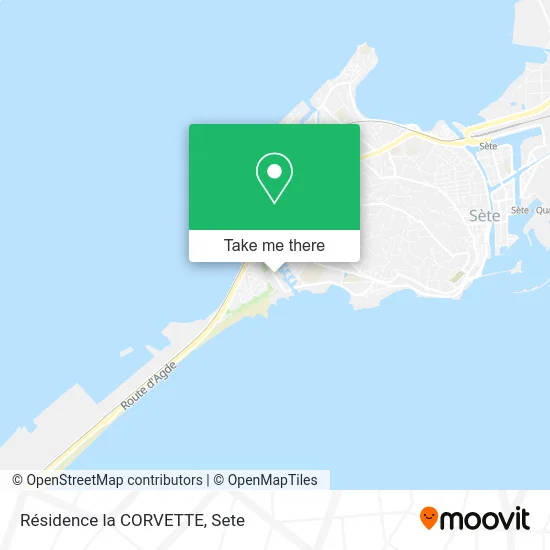 Résidence la CORVETTE map