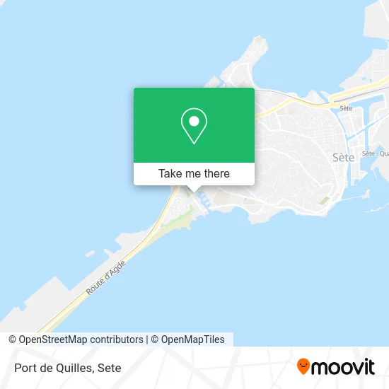 Port de Quilles map