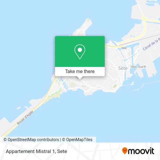 Appartement Mistral 1 map