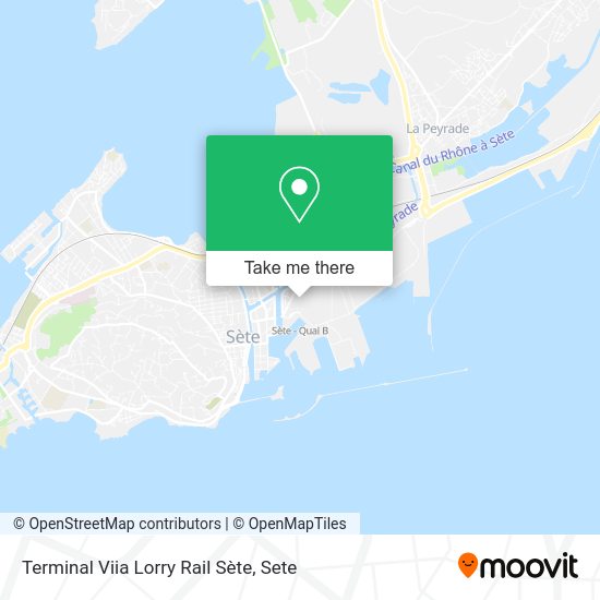 Terminal Viia Lorry Rail Sète map