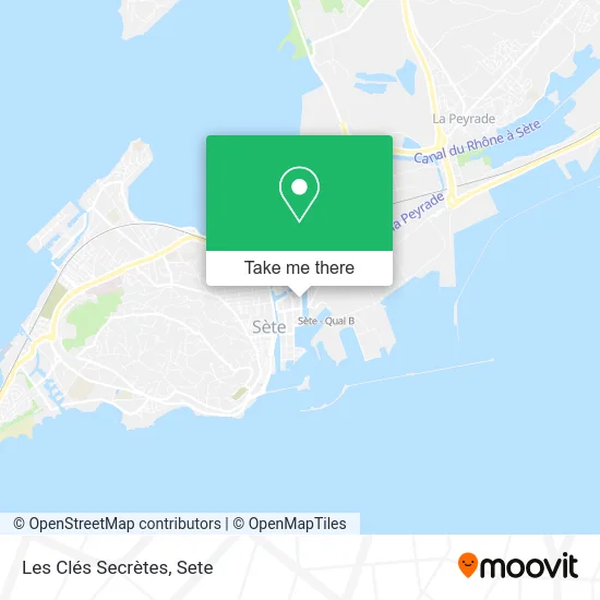 Les Clés Secrètes map