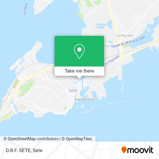 Mapa D.B.F. SETE