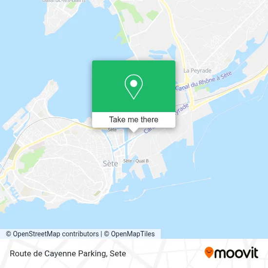 Route de Cayenne Parking map