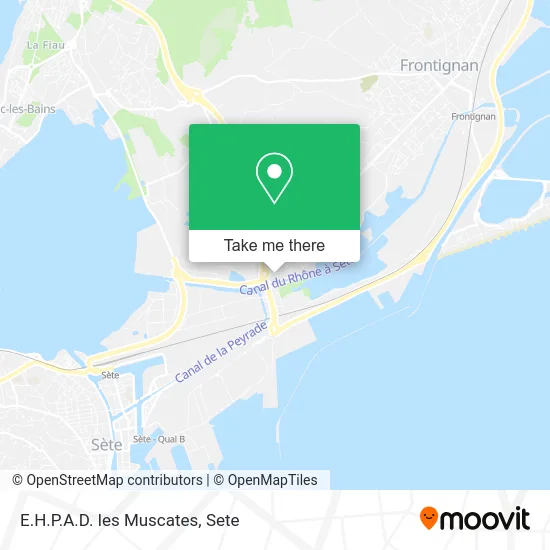 E.H.P.A.D. les Muscates map