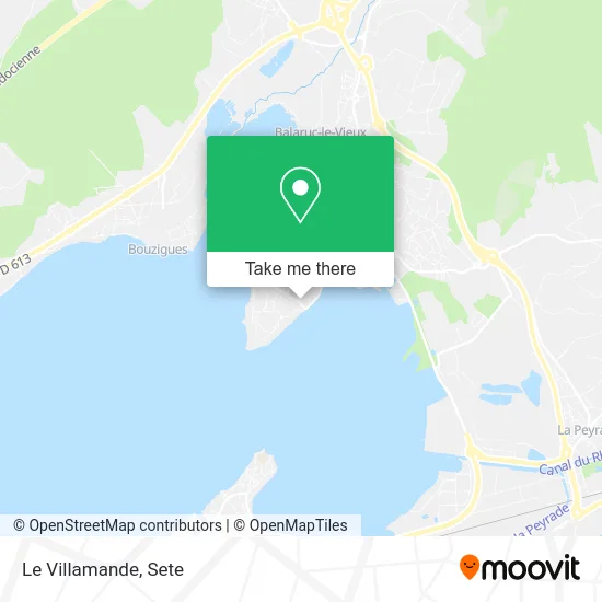 Le Villamande map