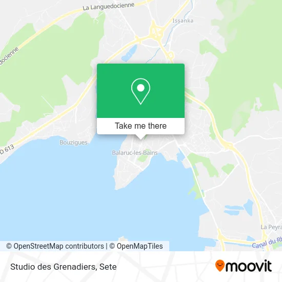 Studio des Grenadiers map