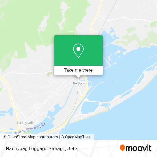 Nannybag Luggage Storage map