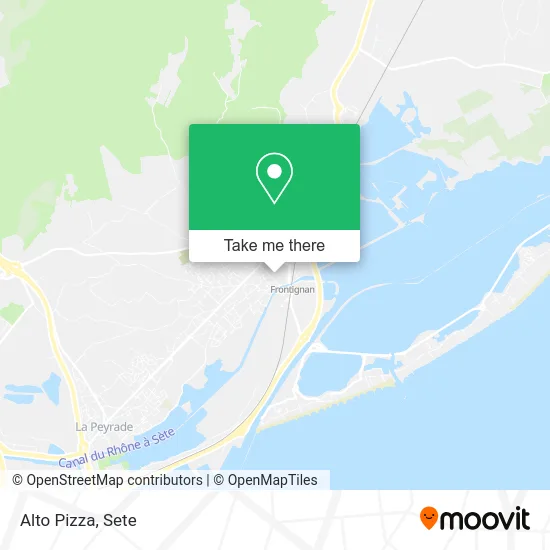 Alto Pizza map