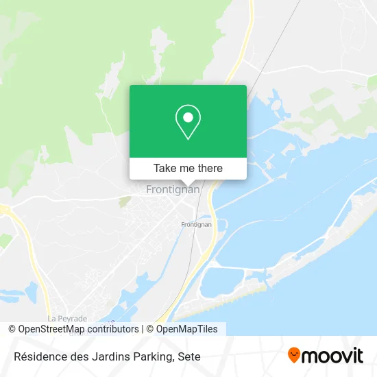 Résidence des Jardins Parking map