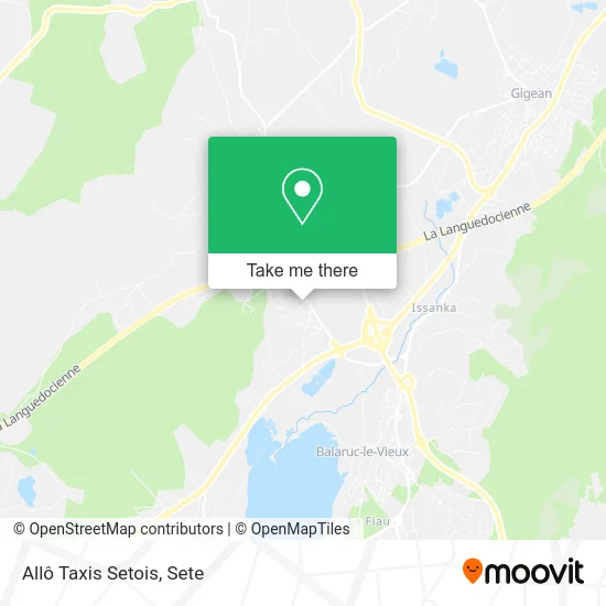 Allô Taxis Setois map