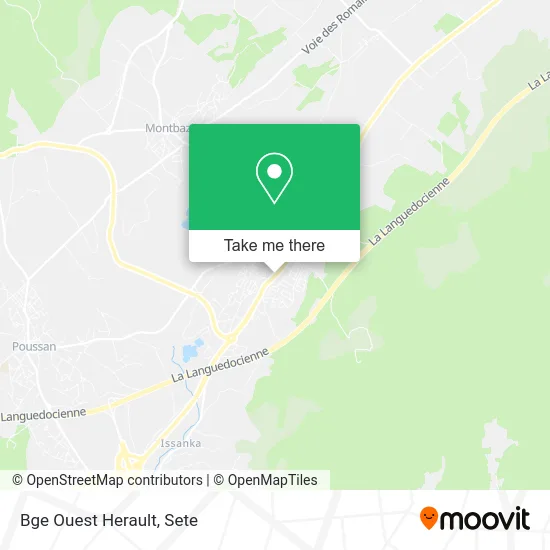 Bge Ouest Herault map