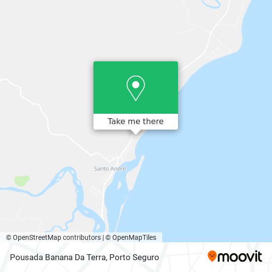 Pousada Banana Da Terra map