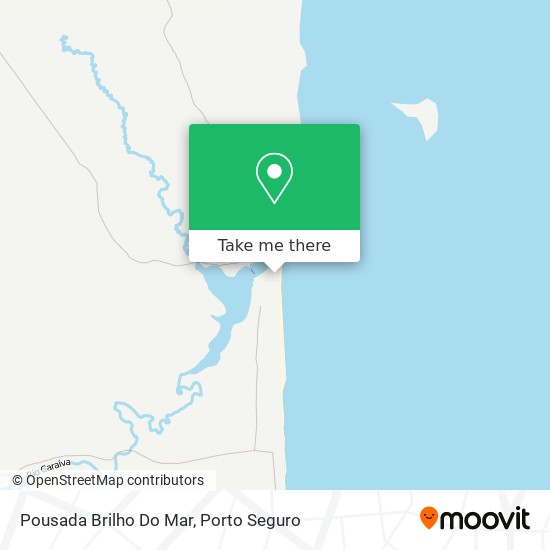 Pousada Brilho Do Mar map