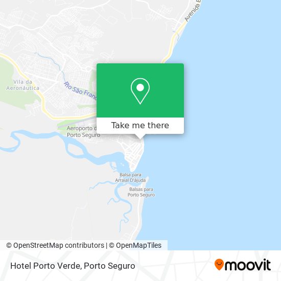 Hotel Porto Verde map