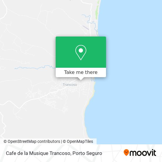 Cafe de la Musique Trancoso map