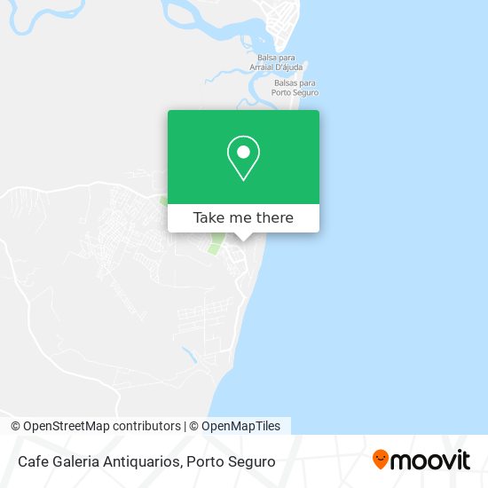 Cafe Galeria Antiquarios map