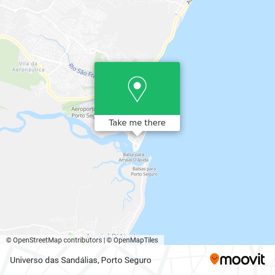 Universo das Sandálias map